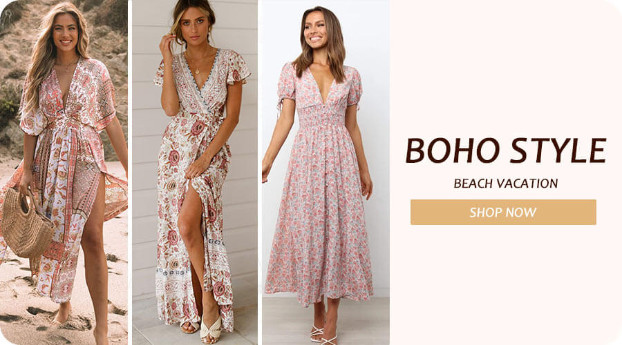 wholesale women boho dress