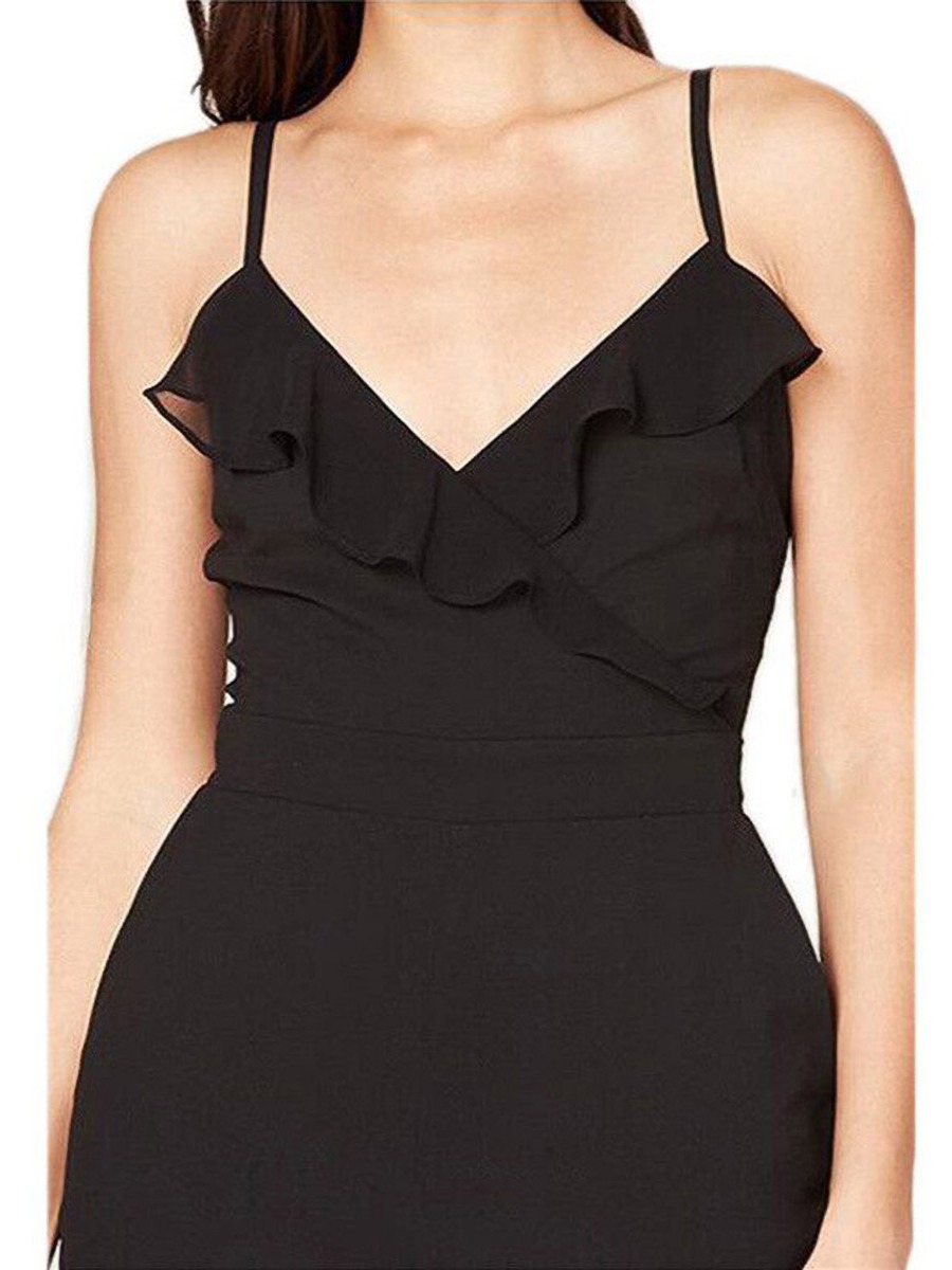 Ruffle Detail Shirred Cami Jumpsuit