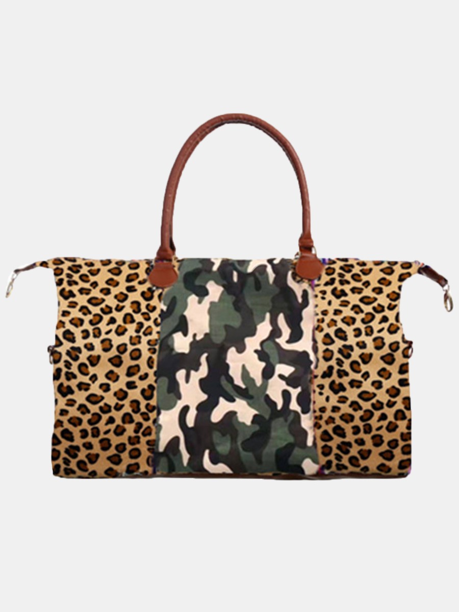 Leopard Surplice Camo Travel Bag