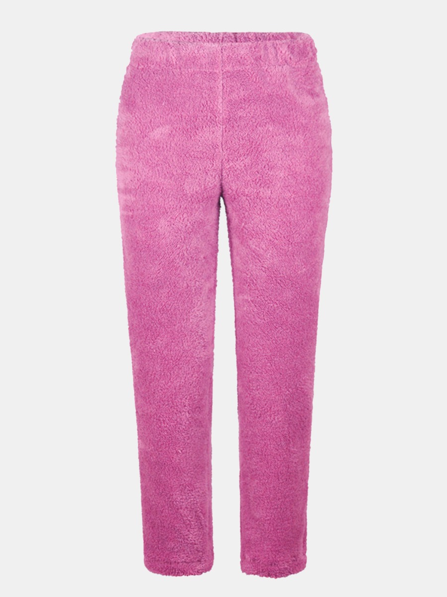 Solid Color Fleece Homewear Pants