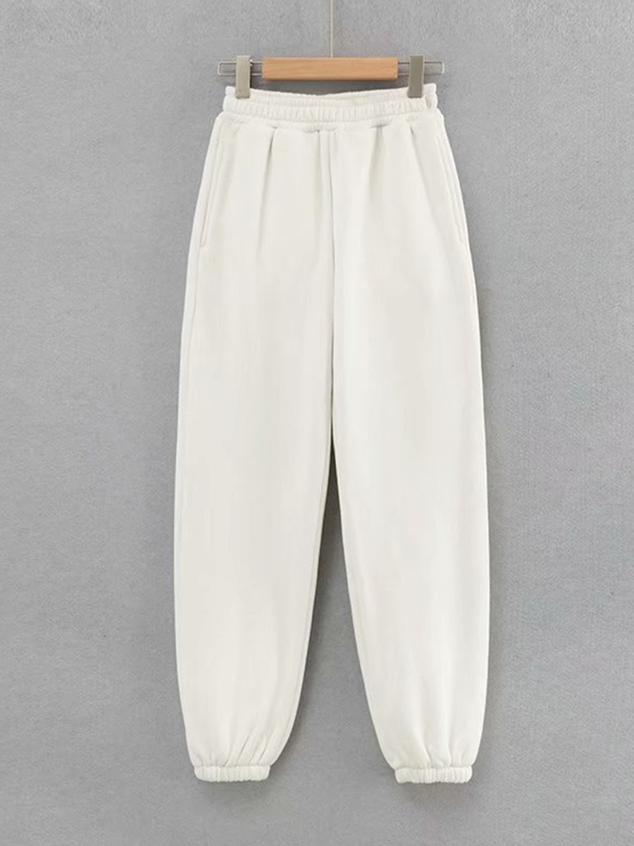 Women Cashmere Lined Track Sweatpants
