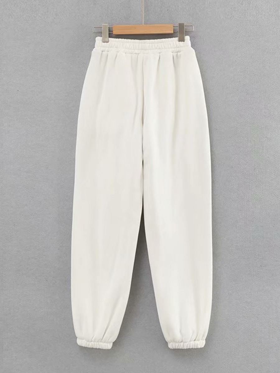 Women Cashmere Lined Track Sweatpants