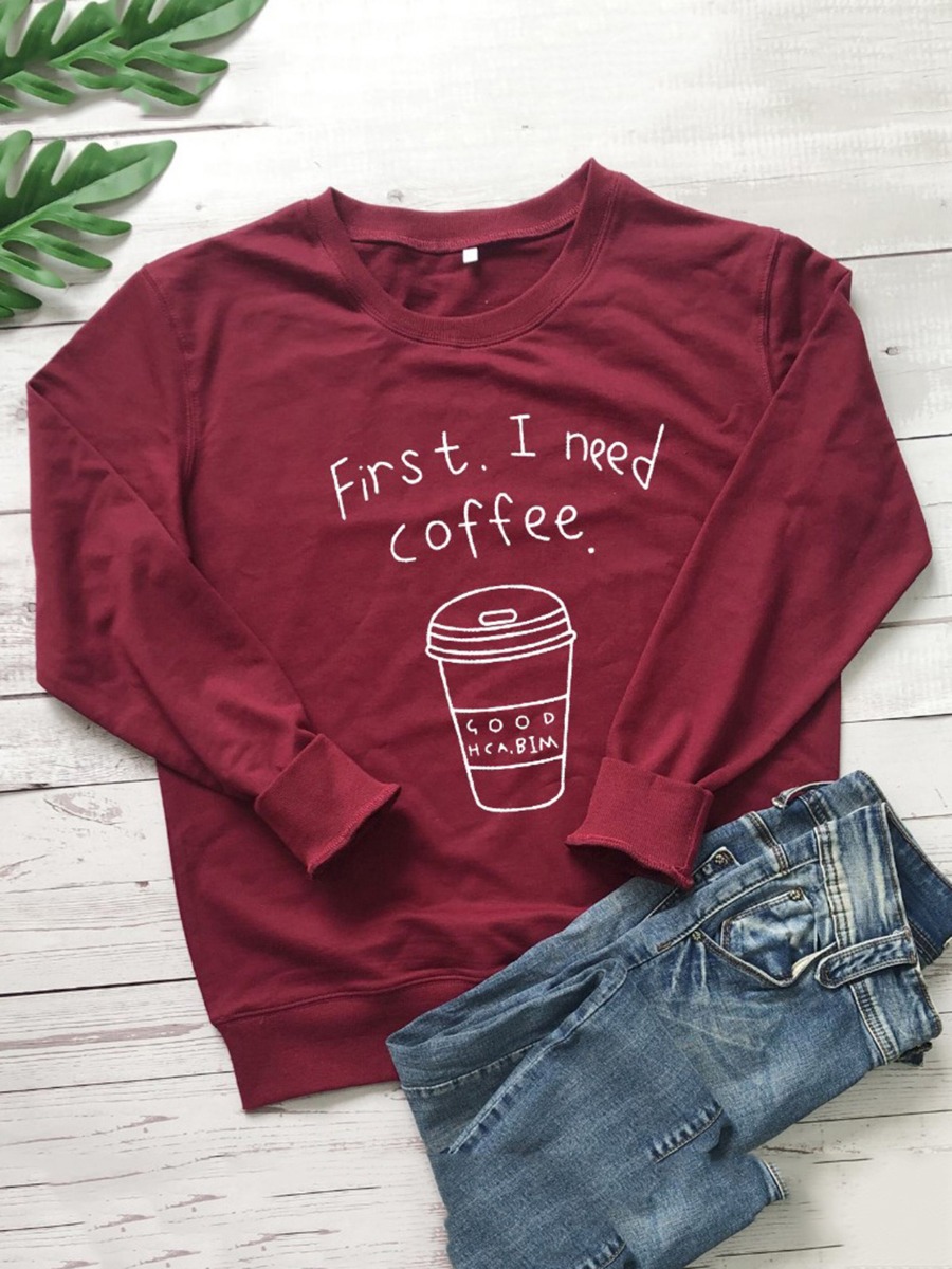 First I Need Coffee Women Sweatshirt