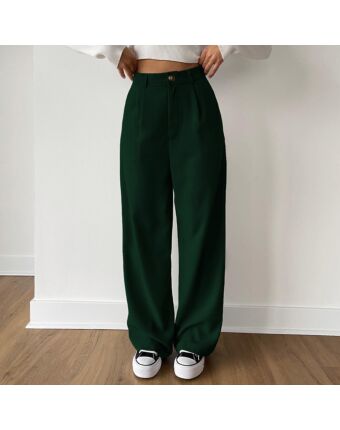 Fashion Casual High Waist Solid Color Straight Wholesale Pants SP5117809