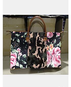 High Capacity Flower Camo Women Bag