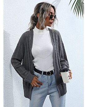 New Autumn Long Sleeve Sweater Outwear Coat 210730832