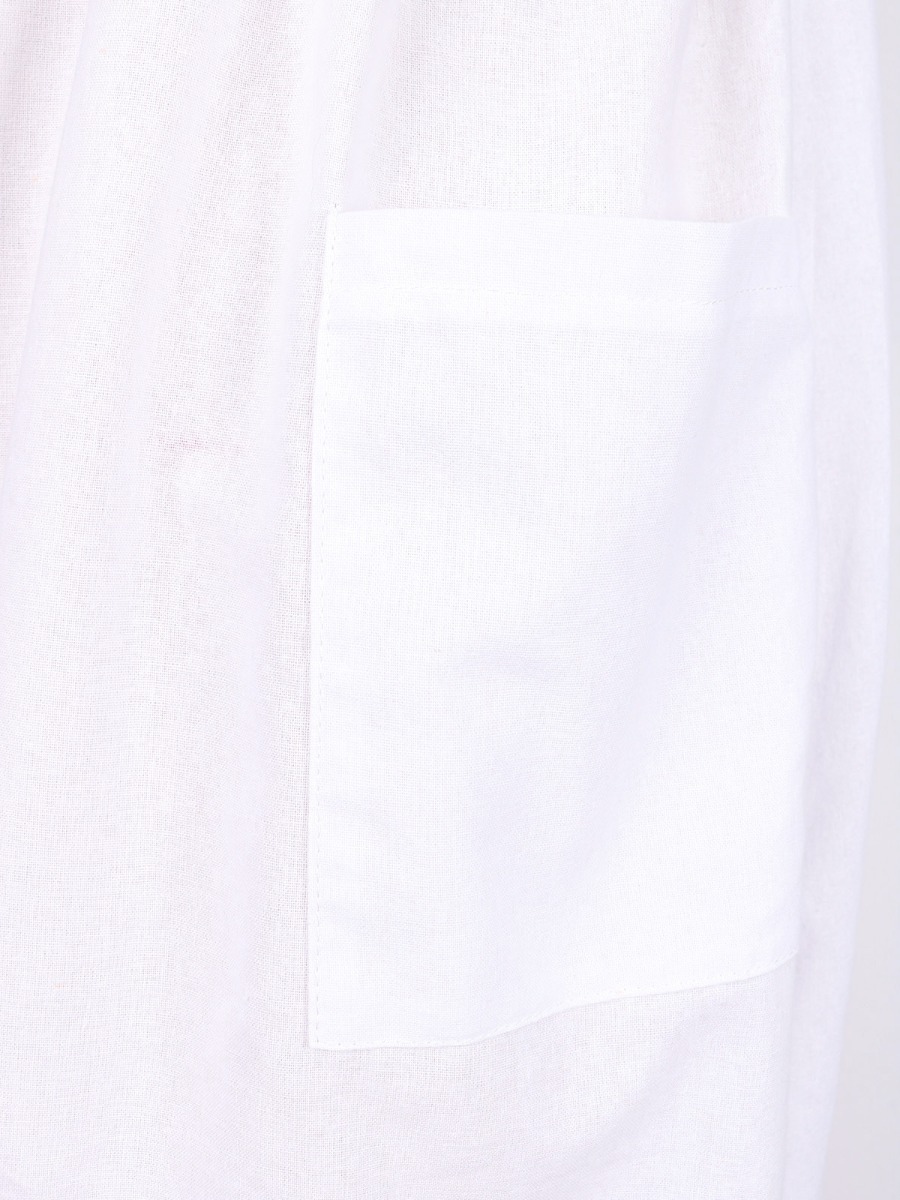 Plus Size Plain Pocket Cami Shirt Dress