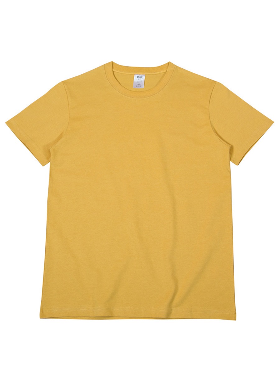 Women Short Sleeve Casual Plain T-shirt